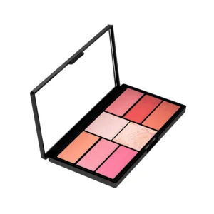 Swiss Beauty Pro Blush & Highlighter Palette | Lightweight | Silky Formula | 8 Shades