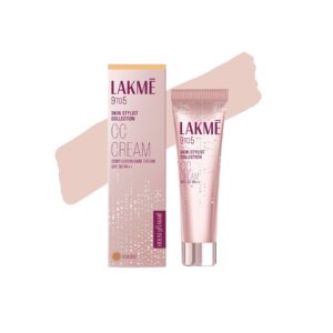 Lakme 9 To 5 Complexion Care CC Cream – 02 Honey | Radiant Glow | SPF 30 PA++ | 30g