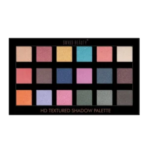 Swiss Beauty 18 Shades Eyeshadow HD Textured | Super Pigmented | Matte & Shimmer | Metallic Finish