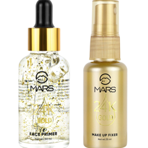 mars face primer and makeup fixer combo set