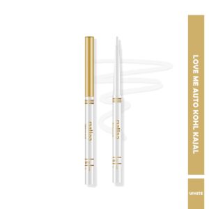 Maliao Love Me Auto Kohl Kajal & Eyeliner - Pure White | Waterproof