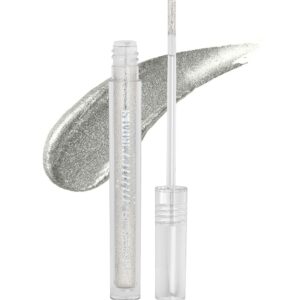 ME-ON Glitter Goals Liquid Eyeshadow - 02 Diamond White | Silver Sparkle